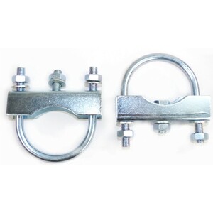 Runddeichselbefestigung f�r Sch�tzradklemme 2 St�tzradschelle Klemmschelle 70mm