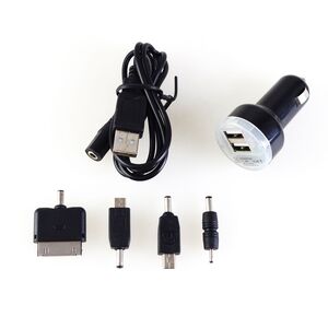 USB Ladeger�t Set 6tlg Mini Micro Adapter Zigarettenanz�nder Ladeadapter KFZ