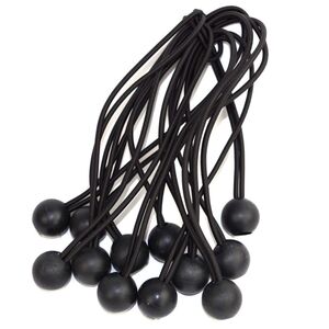 Expanderkugeln mit Schlaufe 21cm 12Stck Kunststoffkugel Gummiseil Gummispanner