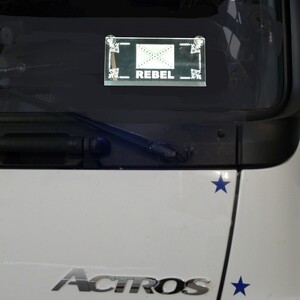 Leuchttafel Rebel f�r LKW 30x16x6cm wei� 24V Beleuchtung