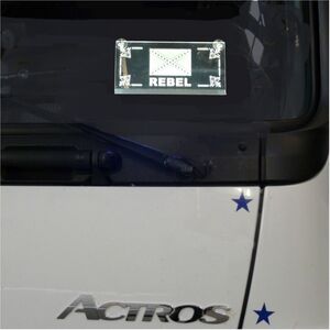 Leuchttafel Rebel f�r LKW 30x16x6cm wei� 24V Beleuchtung