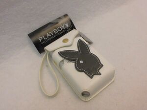 Playboy Handytasche Schutzh�lle wei� bunny schwarz 65 x 110 x 30 mm