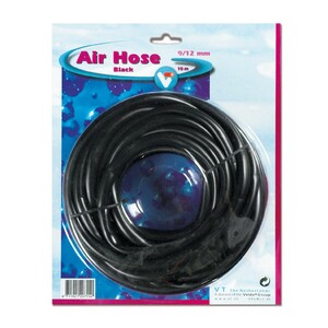 Luftschlauch 9/12 mm schwarz Anschlussschlauch Pumpenschlauch 10m Kunststoff
