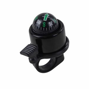 Fahrradklingel Kompass 3,5cm schwarz Fahrradglocke Fahrradzubeh�r Kompaktglocke