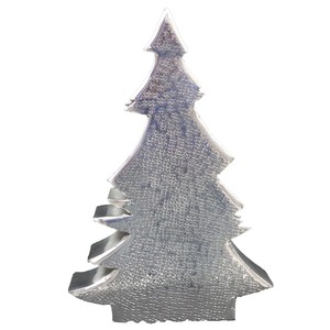 Weihnachtsbaum Carpo Deko Alu Tannenbaum 23x6x34cm aus poliertem Aluminium