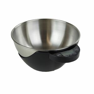 K�chenwaage 2L-Edelstahlsch�ssel digital max.5kg beleuchtete LCD-Anzeige Waage