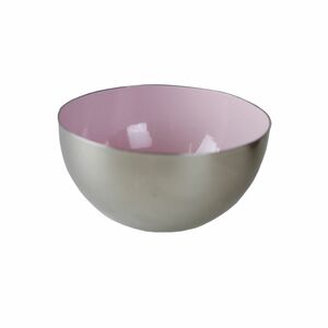 Schale Edelstahl innen rosa Dekoschale 7cm Leuchter Teelichthalter Schlchen