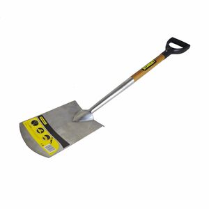 Spaten Holzstiel Schaufel Randschaufel mit D-Griff Gartenspaten Allzweckspaten