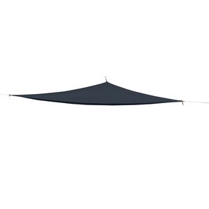 Dreieck-Sonnensegel 5m stabile �sen Nylonseile ideal f�r Garten Strand Terrasse