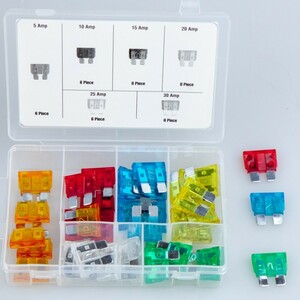 Sicherungssatz ATO 40tlg. Sortiment 5-30A Stecksicherung Autosicherungen 12V