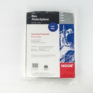 Bau Abdeckplane Schutzfolie Abdeckfolie 4x5m extra stark Profi 20qm transparent
