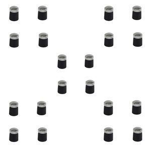 Radmuttern 20-teilig 17mm Radschrauben Abdeckung inkl. Abzieher Hutmuttern Auto