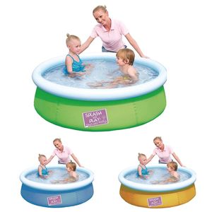 Pool Schwimmbecken 152x38cm Quick-Up aufblasbar verschied. Farben Planschbecken