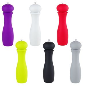 Pfefferm�hle Salzm�hle 7x25cm versch. Farben Gew�rzm�hle Pfeffer-Salz-Streuer