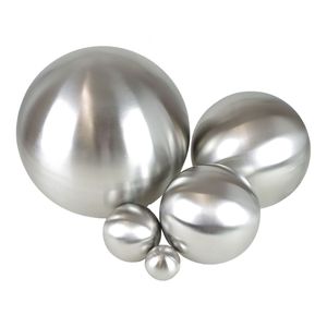 Edelstahlkugel matt Gr��e w�hlbar 5/9/15/20/28cm Gartenkugel Dekokugel Edelstahl