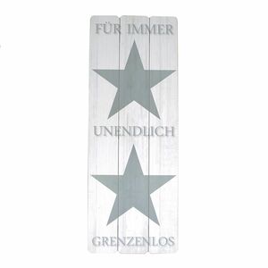 Holzschild F�r immer robustes MDF Dekoschild Schild Wanddeko
