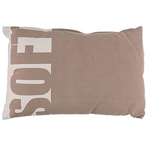 Dekokissen mit Aufdruck 35x55cm Zierkissen in 4 Farben Kuschelkissen Couchkissen