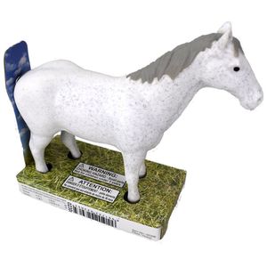 Bruder 02306 Bauernhof Pferd wei�, braun od. schwarz Schimmel, Rappe od. Brauner