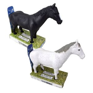 Bruder 02306 Bauernhof Pferd wei�, braun od. schwarz Schimmel, Rappe od. Brauner