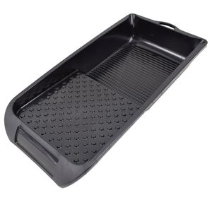 Farbwanne 15x32cm schwarz Kunststoff Lackschale Lackwanne Bodenwanne