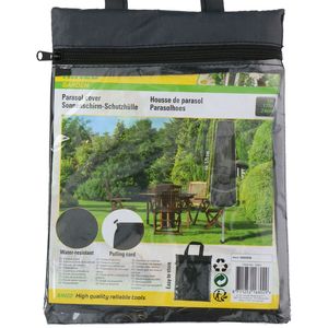 Gartenschirm Schutzh�lle Polyester anthrazit 175x25cm Schutzhaube Sonnenschirm