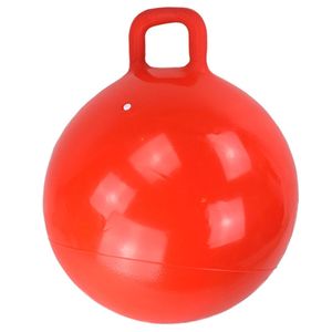 Hüpfball 60cm mit Griff Sprungball gelb oder rot Springball Hopser Ball Kinder