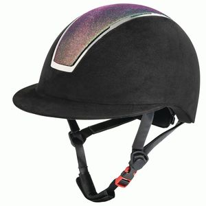 USG Reithelm Helm Comfort Rainbow in schwarz mit Farbwechsel in S, M oder L