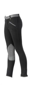 USG Damenreithose Emilia mit Kniebesatz Gre 72 schwarz grau mit creora Elastan