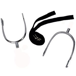 Sporen mit Dorn w�hlbar in 14, 20, 30 oder 40 mm L�nge inkl. Sporenriemen Nylon