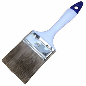 Pinsel Flachpinsel 70mm mit Kunststoffgriff fr wasserbasierte Farben Lasur