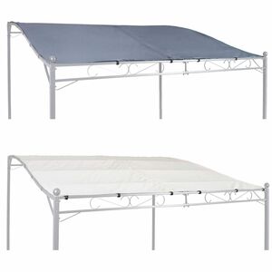 Ersatzdach passend f�r Anbaupavillon 2,5x3m in creme oder grau PU beschichtet
