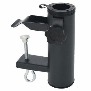 Balkonklemme Sonnenschirm Balkonschirmhalter bis zu 48mm Gartenschirm anthrazit
