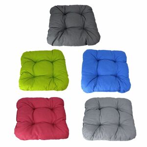 Sitzkissen 38x38cm Kissen 4 Punkt Steppkissen Stuhlkissen verschiedenen Farben