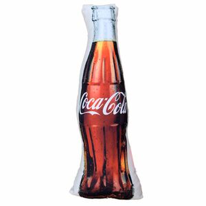 Coca Cola Kuschelkissen Dekokissen Colaflasche 45cm Glasflasche