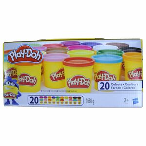 Play-Doh Knete Super Farbset von Hasbro 20 Farben im Set Knetspa fr Kinder 