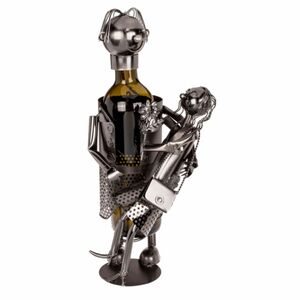 Flaschenhalter aus Metall Liebespaar f�r 1 Flasche Geschenk f�r Paare Hochzeit
