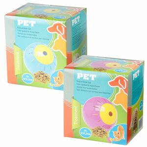 Futterspielball 12,5cm fr Katzen+Hunde Spiel und Bewegung fr Ihren Vierbeiner