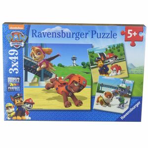 Ravensburger Puzzle 3x49 Teile 5+ Paw Patrol mit Miniposter  21x21cm