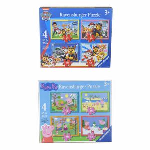 Ravensburger Puzzle 4 in a Box 12,16,20 & 24 Teile 3+ 19x14cm