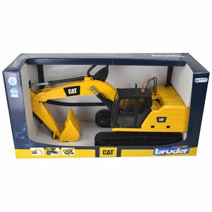 Bruder 02483 CAT Kettenbagger 1:16 mit Schaufel & Kettenlaufb�ndern Caterpillar