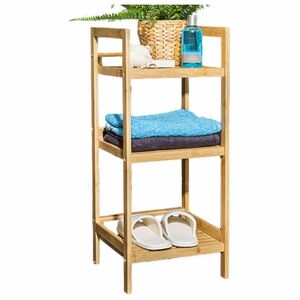 Bambus Badregal Universalregal 30x30x70cm Standregal 3 B�den