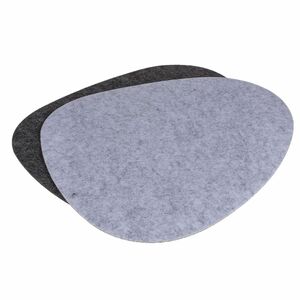 Tischset Kieselstein in grau oder anthrazit 38x34,5 cm aus Filz Platzset