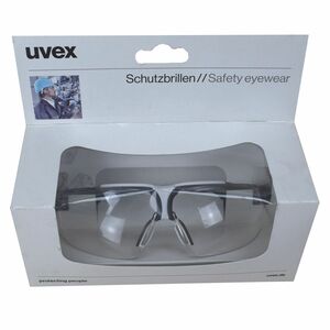 Uvex Schutzbrille i-3 HC/AF farblos in schwarz/hellgrau 