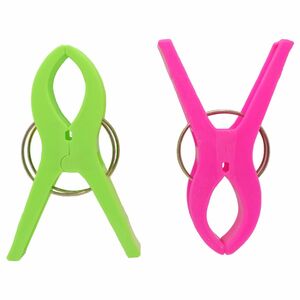 2-tlg. Strandtuchklammern Set f�r Strand- und Badet�cher Sonnenliege 3 Varianten