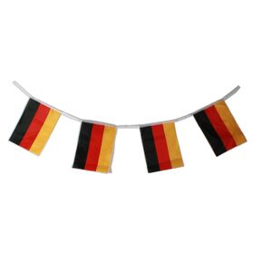 Girlande Deutschlandfahnen Wanddekoration ca. 300 cm Kette im Bundesflaggen-Stil
