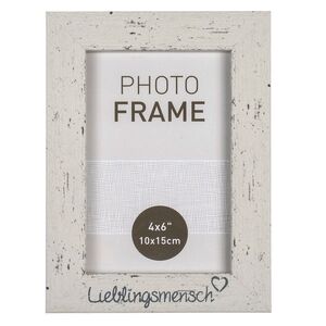 Bilderrahmen Lieblingsmensch ca.10x15cm Foto-Rahmen in zwei verschiedenen Farben