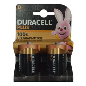 Duracell 2-tlg. D 1.5 V Alkaline LR20/MN1300 Batterien-Set Einwegbatterien