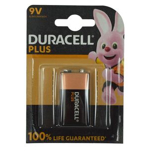Duracell Batterie 9 V Alkaline 6LR61/MN1604 Blockbatterie Einwegbatterie