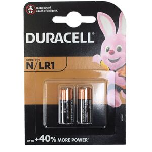 Duracell Batterien 2-tlg. Spezialbatterien Alkaline N / LR1 Einwegbatterien