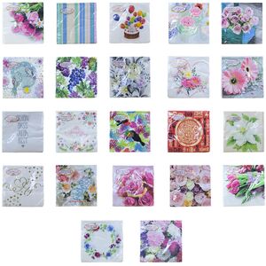 Servietten ca. 33 x 33 cm 20er-Pack in verschiedenen Motiven Papierservietten 